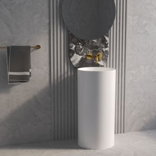 Напольная раковина WHITECROSS Altar 0737.043043.200S 43 см белый матовый